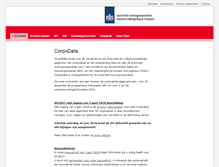 Tablet Screenshot of corpodata.nl